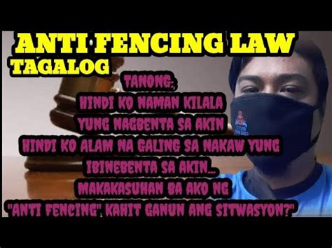 anti fencing law tagalog